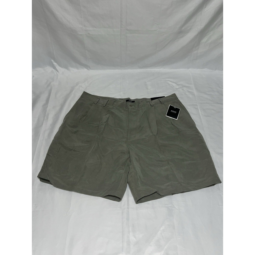 Alfani Men's Green Shorts Size 40 Sage Green 8in Inseam Luxury Feel NWT